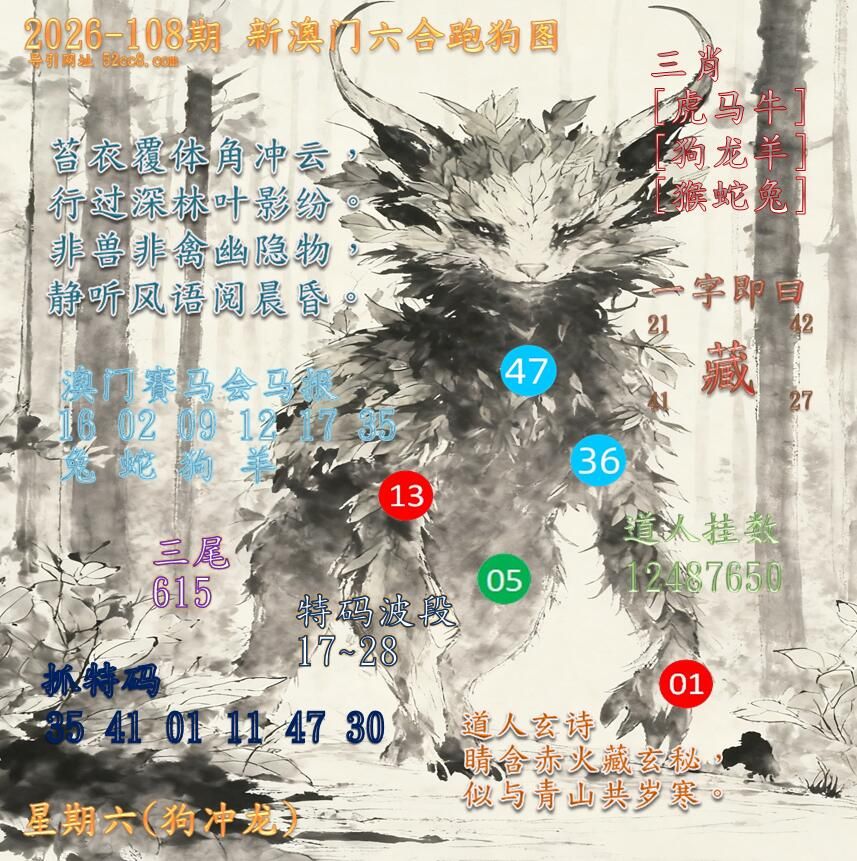 新澳门六合跑马图108期